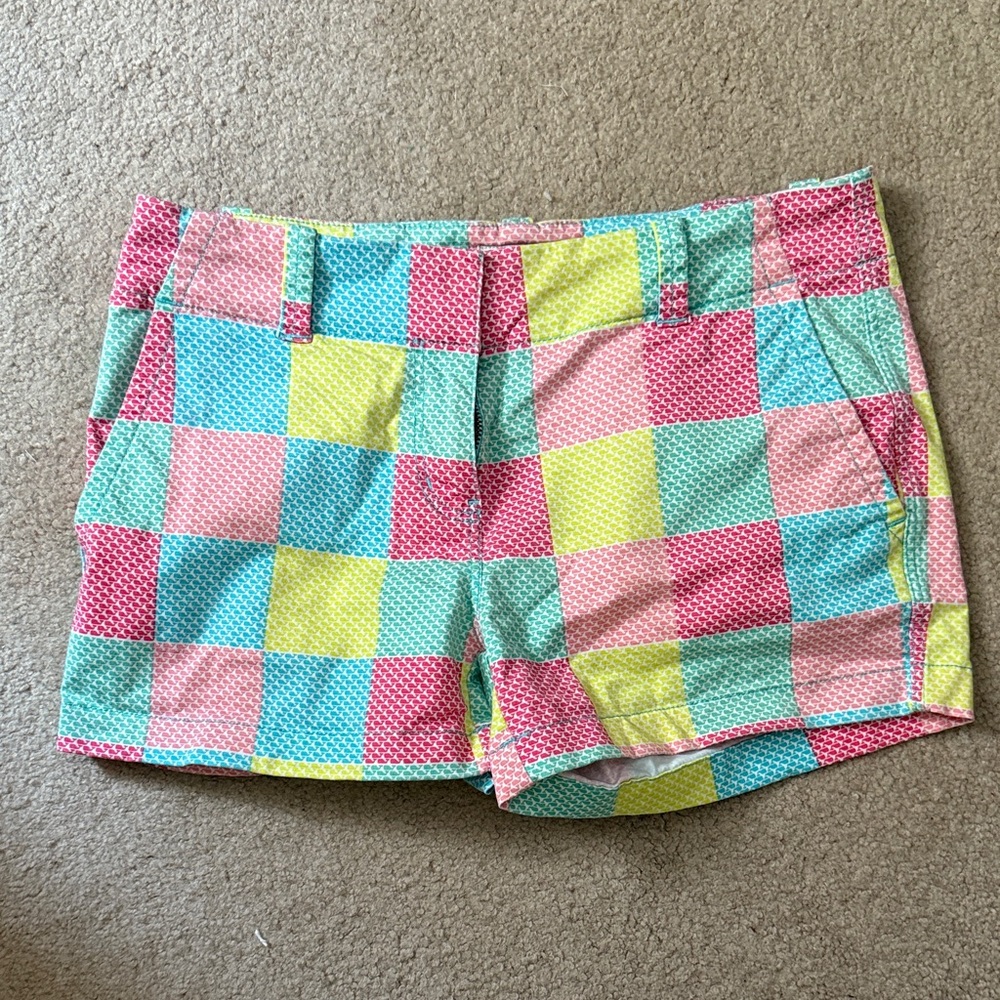 Vineyard Vines Multicolor Checkered Women's Shorts